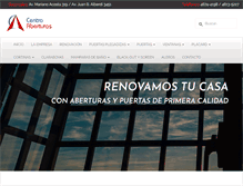 Tablet Screenshot of centroaberturas.com.ar
